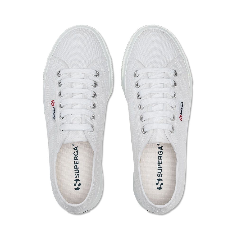 Superga 2790 Tank White Platform Sneakers - Women's Sneakers USA | US8117773